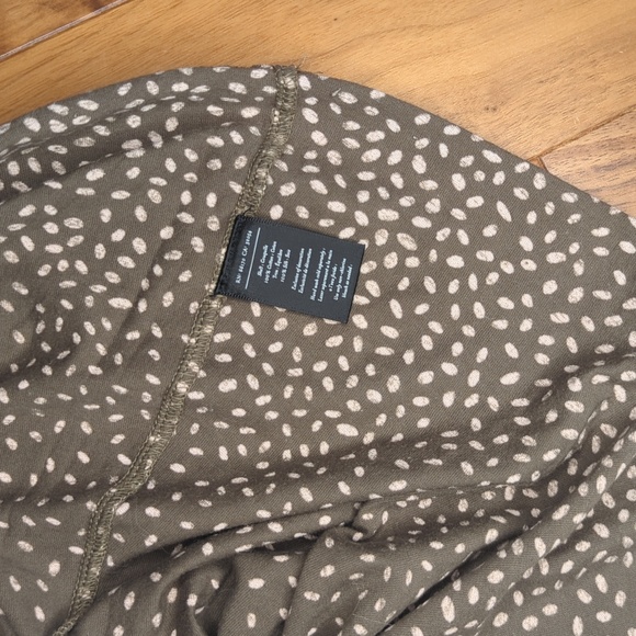 Deletta Anthropologie Womens Silk Green Polka Dot Scoop Embroidered Tank Top XS - Picture 5 of 7